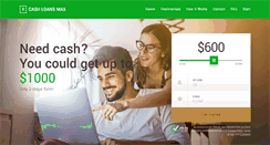 Desktop Screenshot of cashloansmax.com